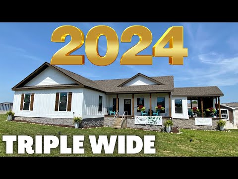 NEW triple wide mobile home that will ROCK your WORLD! Prefab House Tour