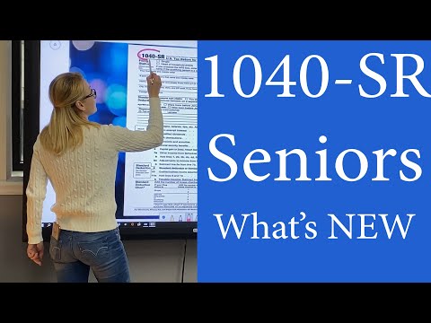 1040SR, what's new - Seniors 1040 - Tax Form 1040-SR Explained, 2022 is similar 2021