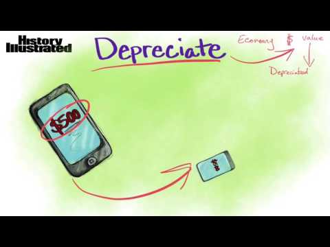 Depreciate Definition for Kids