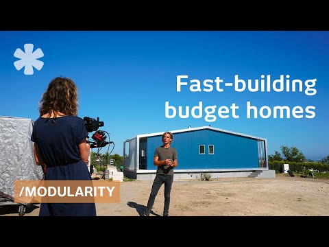 This home goes up like a Coachella modular build: fast/cheap