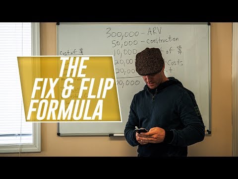 The FIX & FLIP Formula - How to calculate your investment property profits