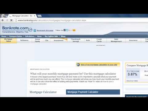 How to Use Mortgage Calculator Online