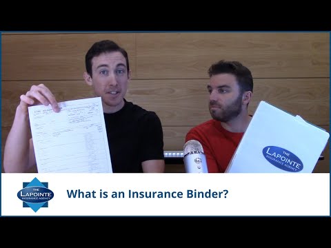 What is an Insurance Binder?