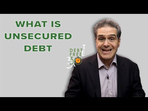 What Is Unsecured Debt?