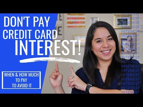 WHEN and HOW MUCH to Pay on Your Credit Card to Avoid Interest!