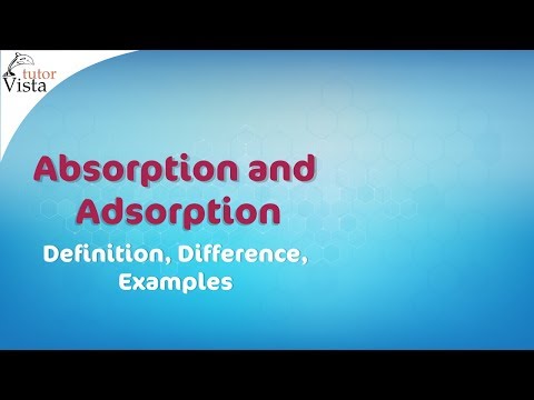 Absorption and Adsorption - Definition, Difference, Examples