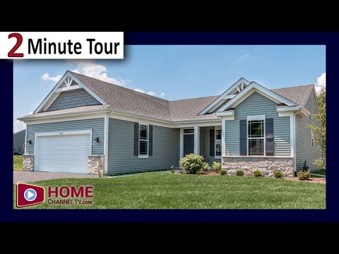 1500 Sq. Ft. Ranch Home Model Toured in Under 2-Minutes // New Construction House