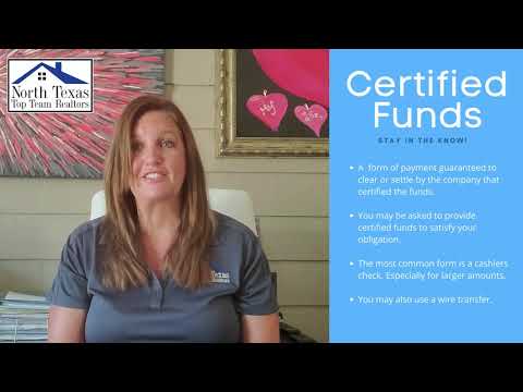 What are Certified Funds?