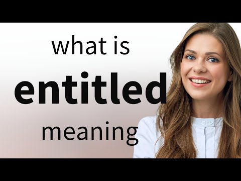 Entitled | ENTITLED meaning