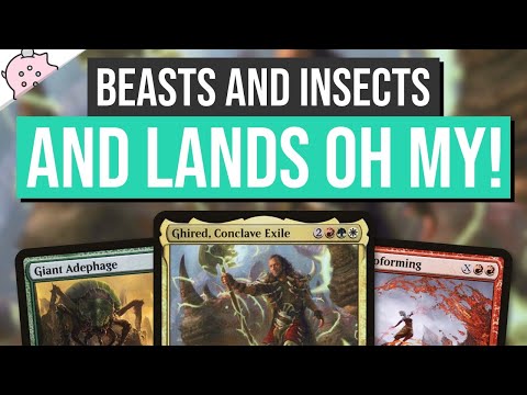 Beasts and Insects and Lands Oh My! | Ghired Conclave Exile | Budget Commander Deck Tech | EDH | MTG