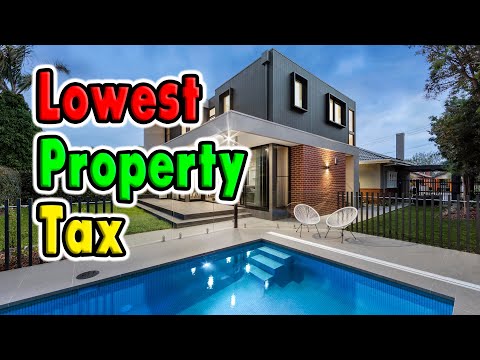 10 Lowest Property Taxed States