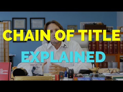 Chain of Title Explained