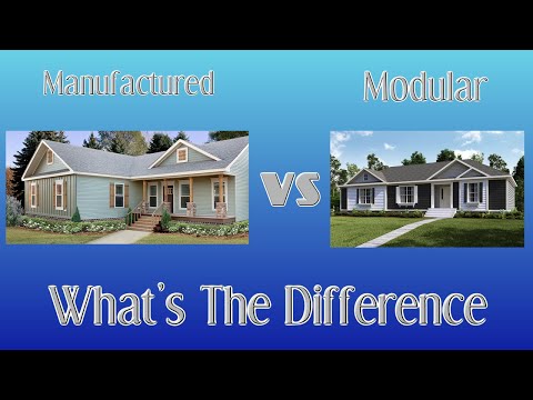 What's The Difference Between A Manufactured(Mobile) Home and Modular Home