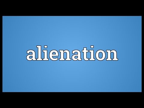 Alienation Meaning