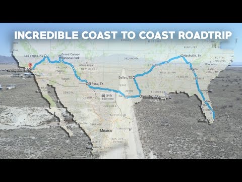 How we drove COAST TO COAST for $350 - How to Road Trip