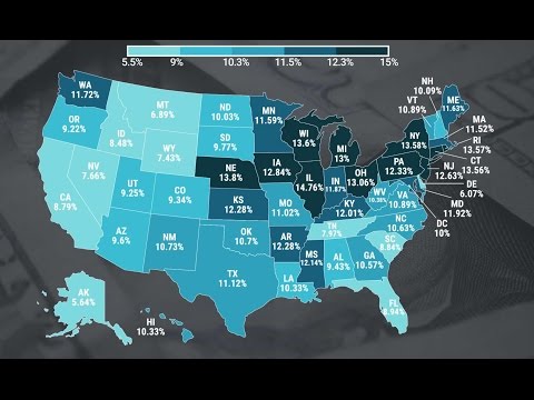 These are the states you should live in to pay the least taxes