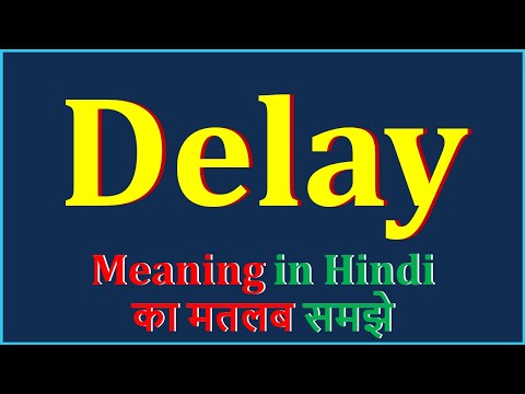 Delay Synonym