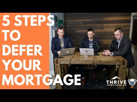 5 Steps To Defer Your Mortgage