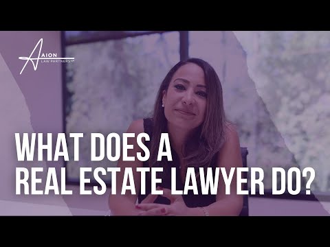 What Does A Real Estate Lawyer Do