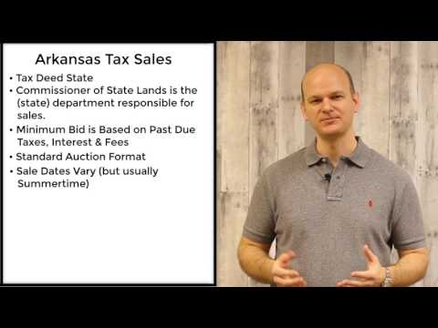 Arkansas Tax Sales - Tax Deed