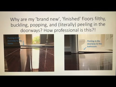 'Finished' new floors by Romanoff Renovations (through Home Depot of Montgomery, AL - )