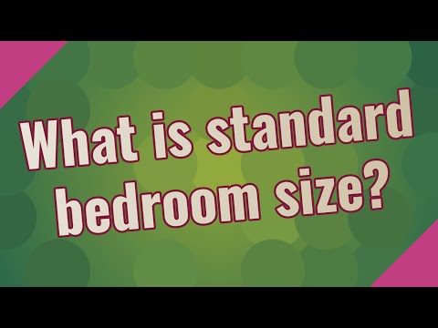 What is standard bedroom size?