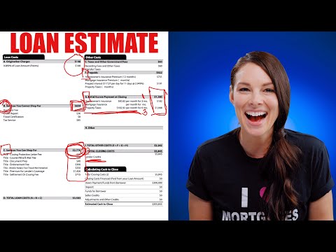 How To Read A Mortgage Loan Estimate