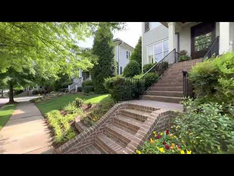 A Walk Through Raleigh Neighborhood, North Carolina, USA | Nature Sounds for Sleep and Study