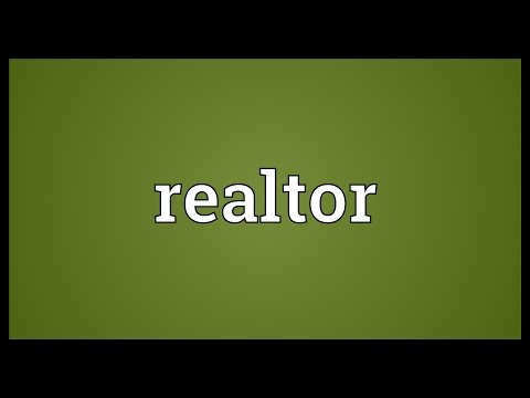 Realtor Meaning