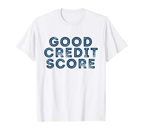 Good Credit Score Vintage Finance T Shirt