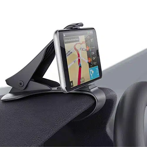 Lizhoumil Car Phone Mount   Universal Hud Design Smart Phone Holder Inch Universal Clip On Car Hud Gps Dashboard Mount Cell Phone Holder Non Slip Durable Stand For Safe Driving
