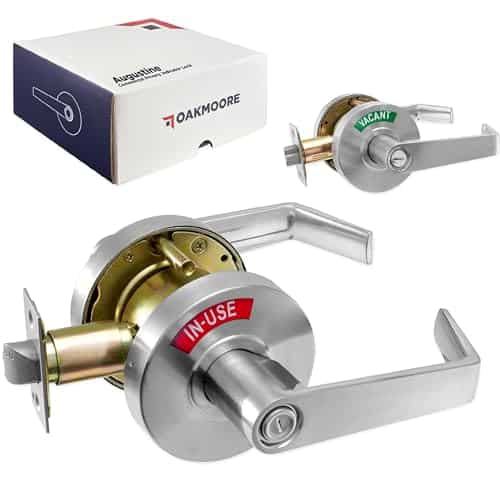 Augustine Commercial Bathroom Indicator Lock Privacy Door Handle W Vanancy And Engaged Status For Public Restrooms   Year Warranty