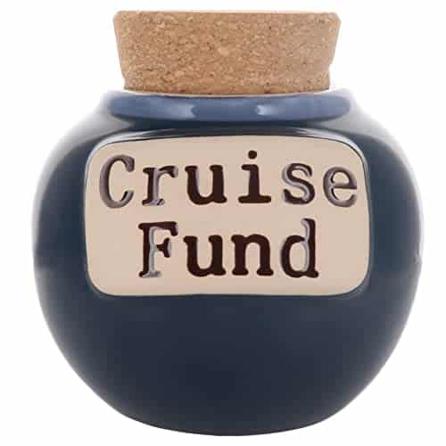 Cruise Fund Piggy Bank For Adults Ceramic Cruise Vacation Jar, Cruise Gifts, Vacation Money Jar, Adventure Savings Banks