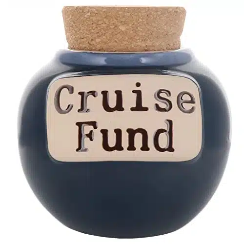 Cruise Fund Piggy Bank For Adults Ceramic Cruise Vacation Jar, Cruise Gifts, Vacation Money Jar, Adventure Savings Banks