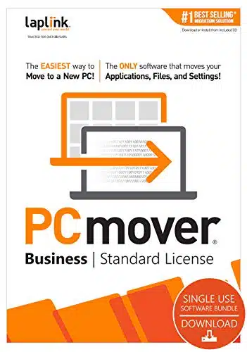 Laplink Pcmover Business  Instant Download  Pc To Pc Migration Software Single Use License  Automatic Deployment Of New Pcs