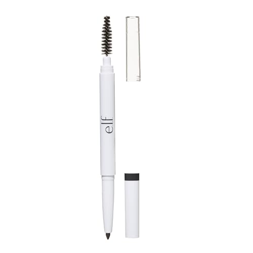 E.l.f. Instant Lift Brow Pencil, Dual Sided, Precise, Fine Tip, Shapes, Defines, Fills Brows, Contours, Combs, Tames, Oz, Deep Brown, Count